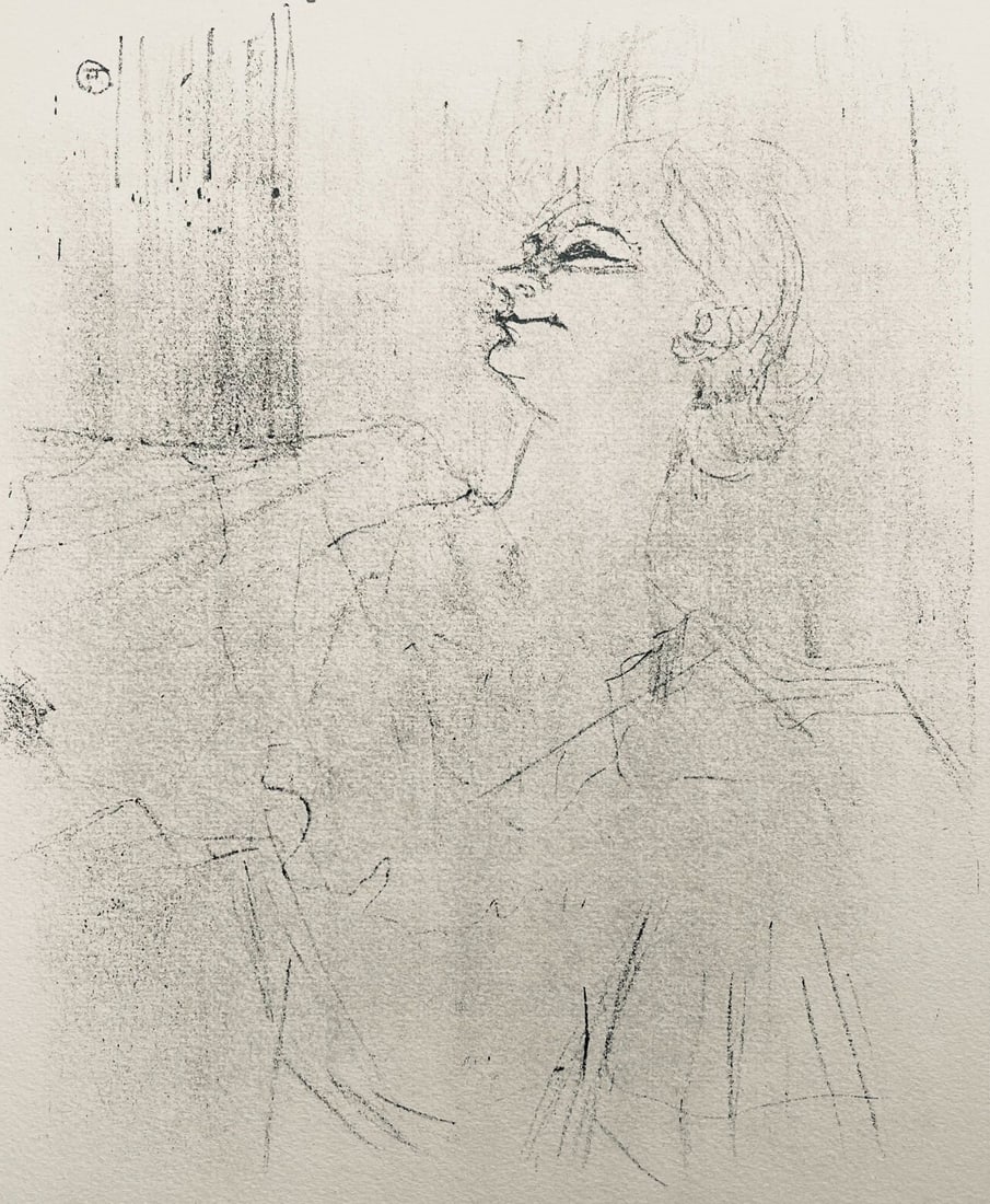 Henri de Toulouse-Lautrec, Composition, Yvette Guilbert vue par Toulouse-Lautrec, Limited Edition (1 of 4)