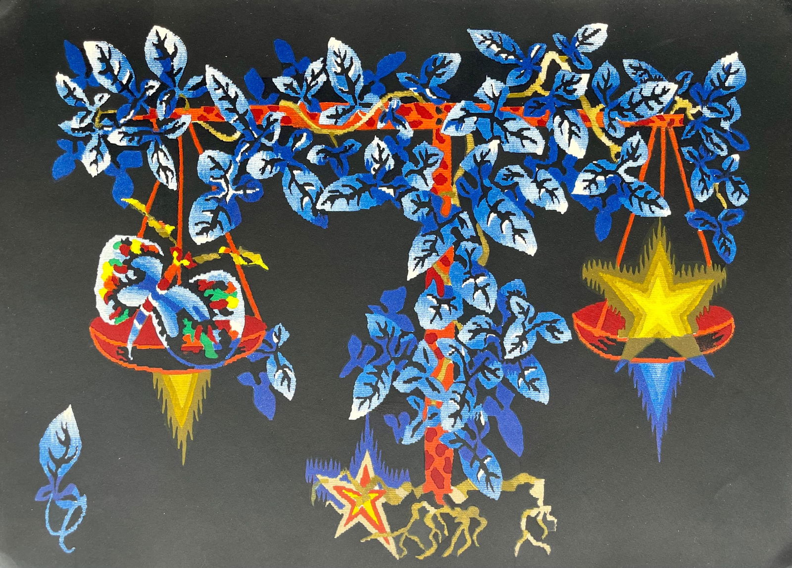 Jean Lurcat, La Balance (Libra), Les Signes du zodiaque, Limited Edition Lithograph (1 of 4)