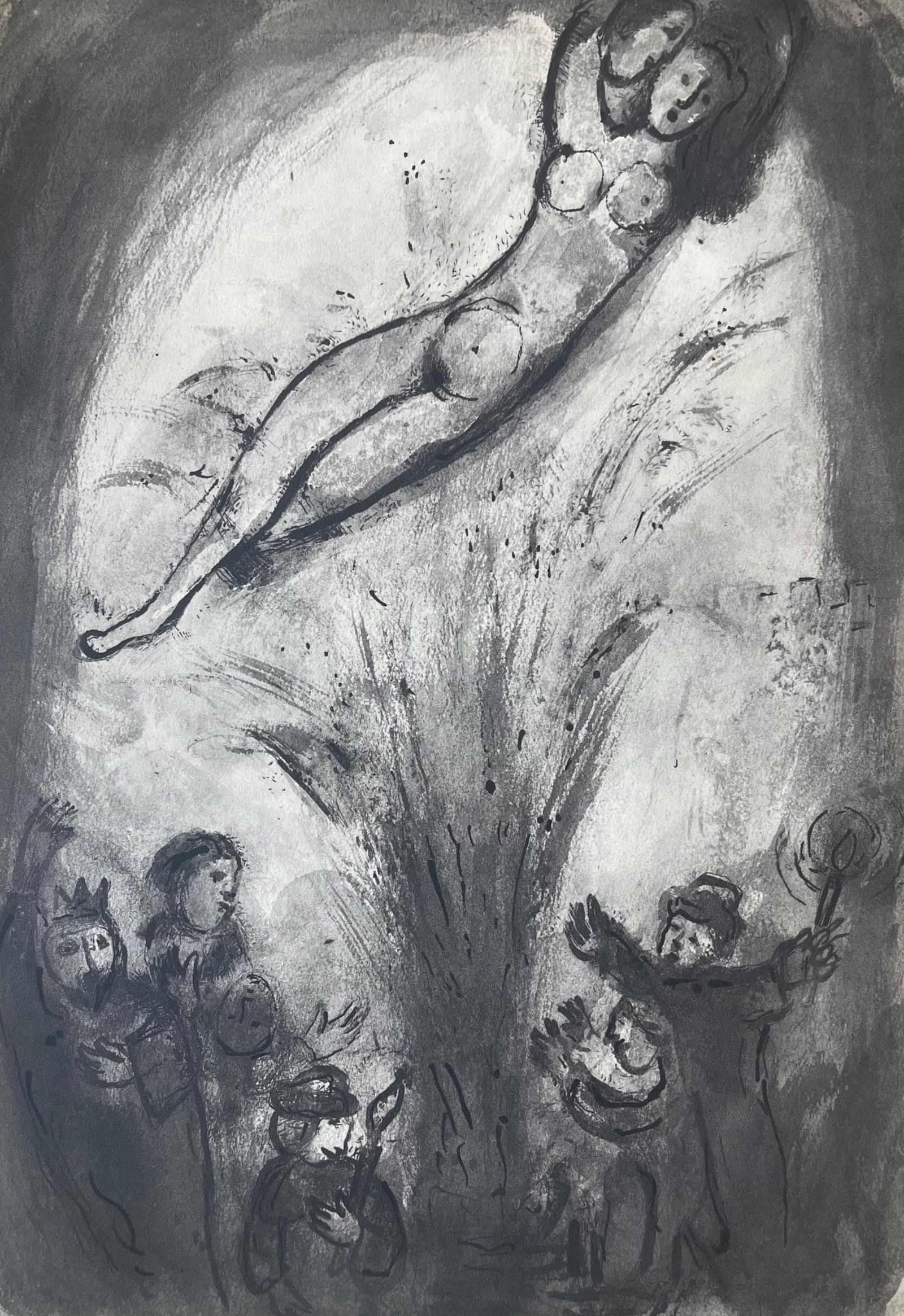 Marc Chagall, Composition, Contes de Boccace, Verve: Revue Artistique et Litteraire, Limited Edition (1 of 4)