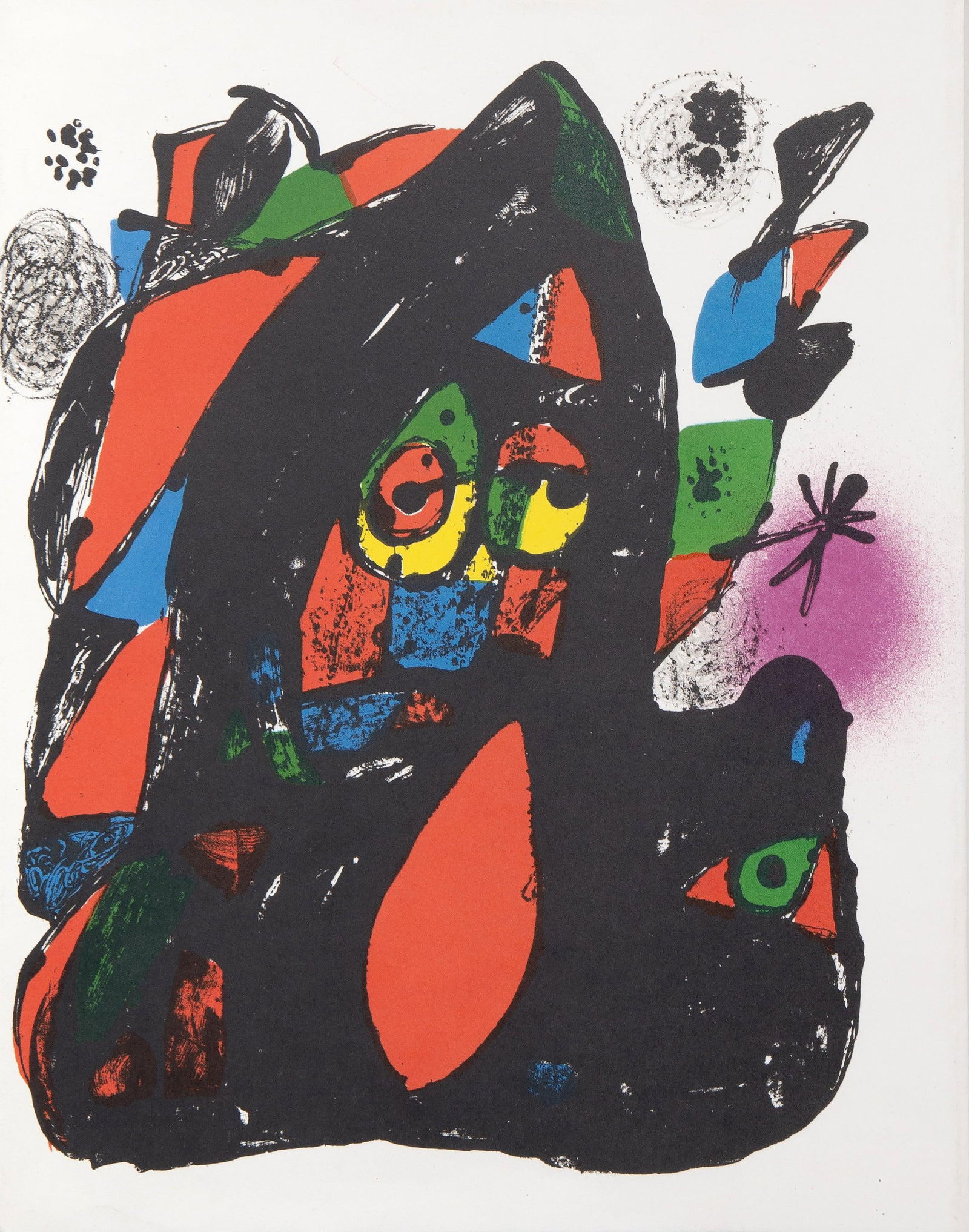 Joan Miro, Composition, (Cramer 249; Mourlot 1259), Joan Miro Lithographs, Limited Edition (1 of 4)