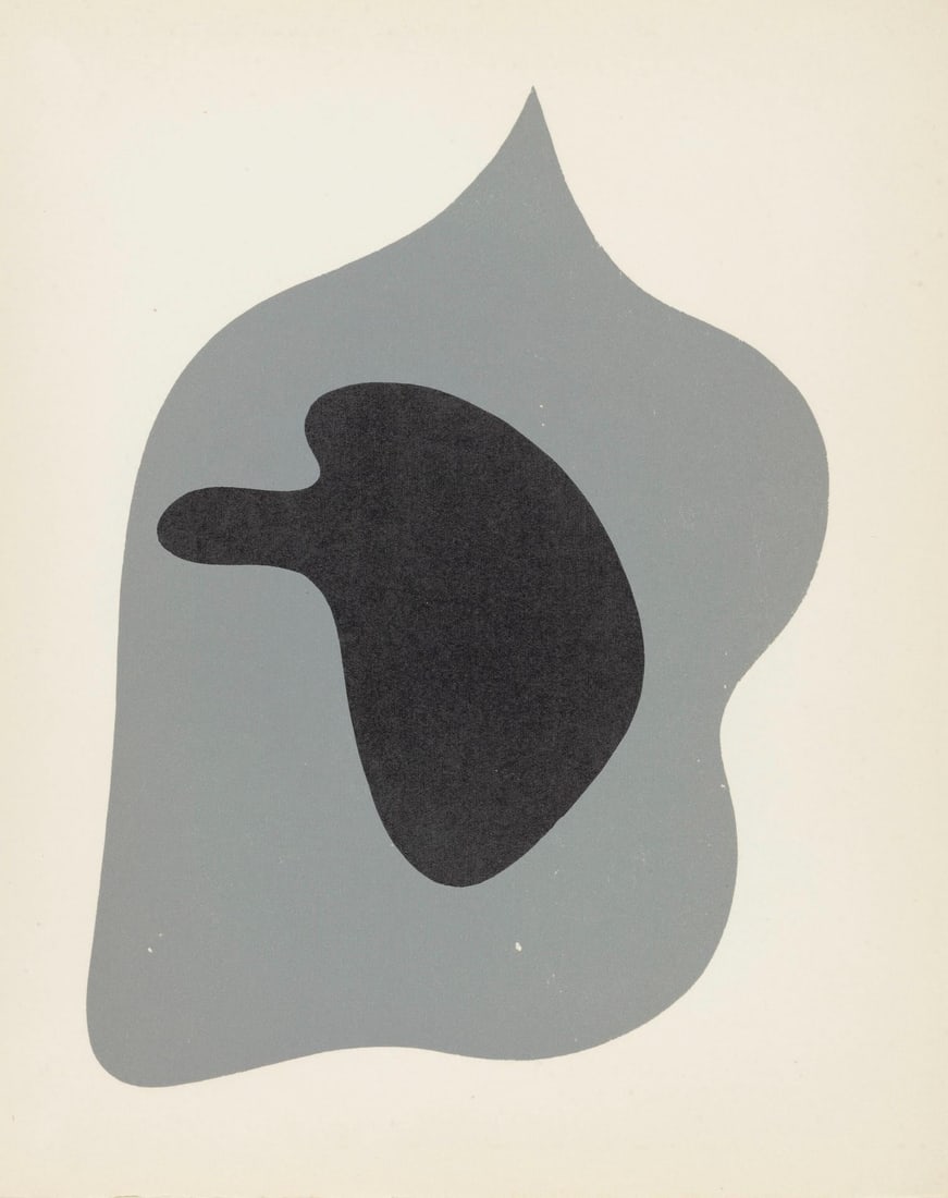 Hans Jean Arp, Composition (Arntz 148-175; Hagenbach A 25; Bolliger 54), Dreams and Projects, (1 of 4)