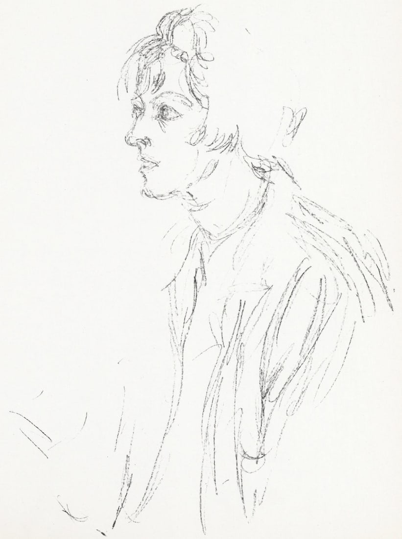 Alberto Giacometti, Composition, Derriere le miroir, Limited Edition Lithograph (1 of 4)