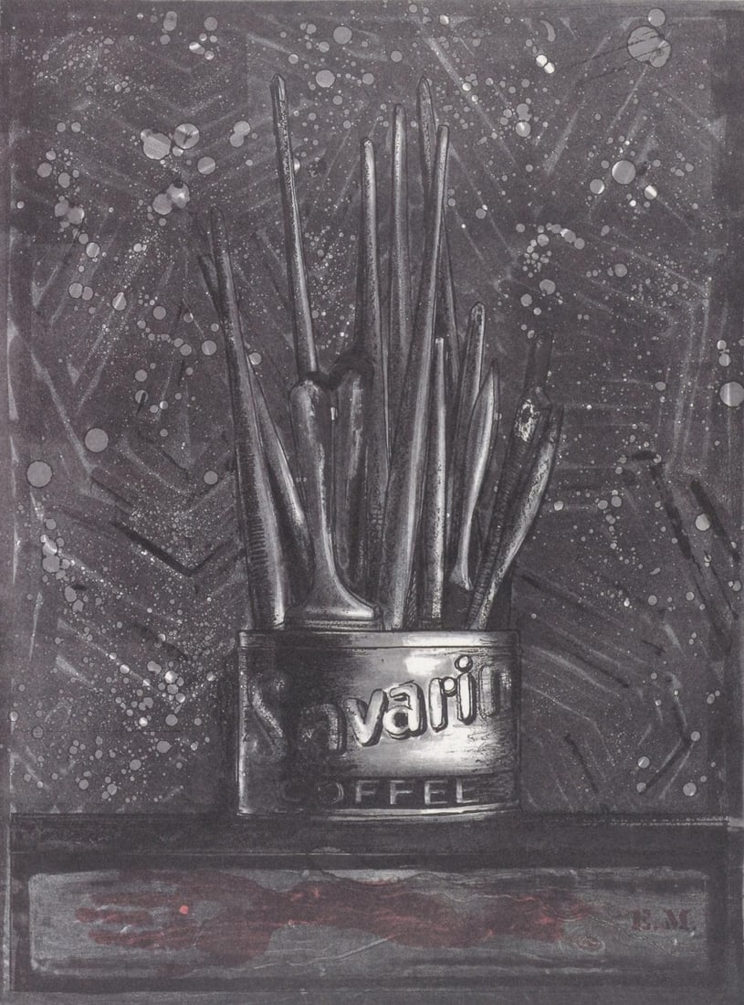 Jasper Johns, Composition, Jasper Johns, 17 Monotypes, Limited Edition Heliogravure (1 of 4)