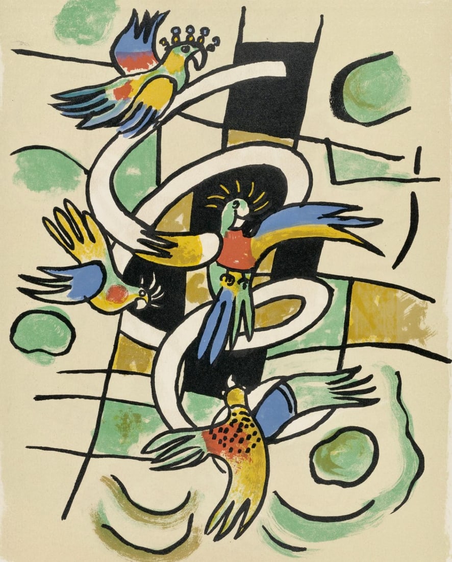 Fernand Leger, Composition, Cirque, Lithographies Originales, Limited Edition Lithograph (1 of 4)