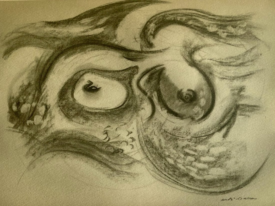 Andre Masson, Le sein et la vague, Masson Dessins, Limited Edition Lithograph (1 of 4)