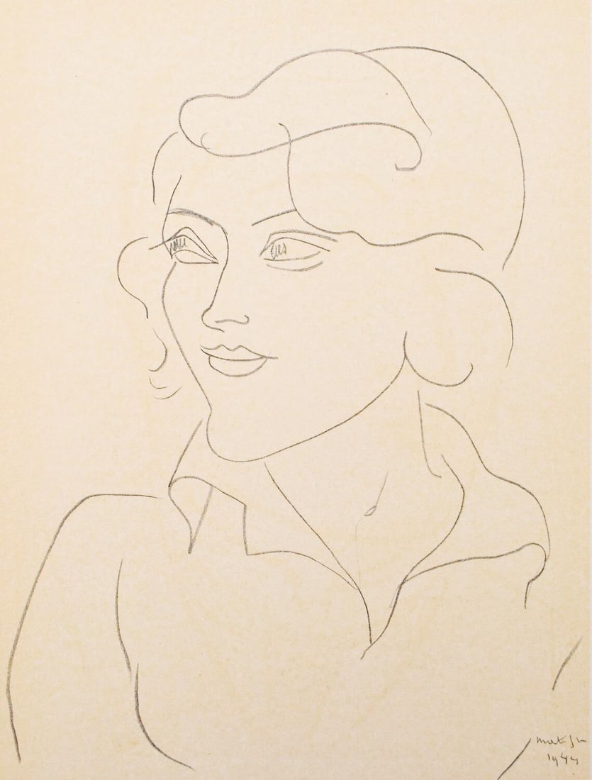 Henri Matisse, Mademoiselle A.Nelck, Portraits par Henri Matisse, Limited Edition Heliogravure (1 of 4)