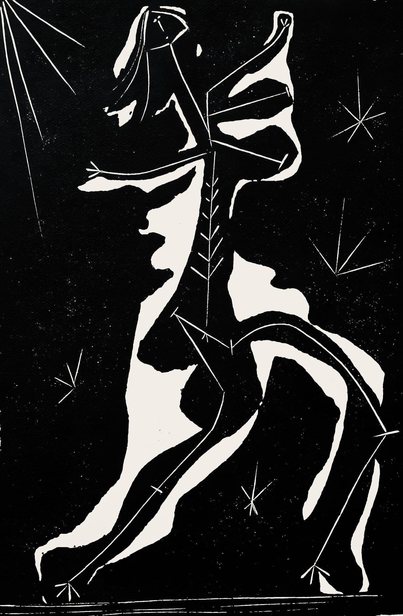 Pablo Picasso, Composition (Cramer 36; Bloch 360; Horodisch A6), Non Vouloir, Limited Edition (1 of 4)