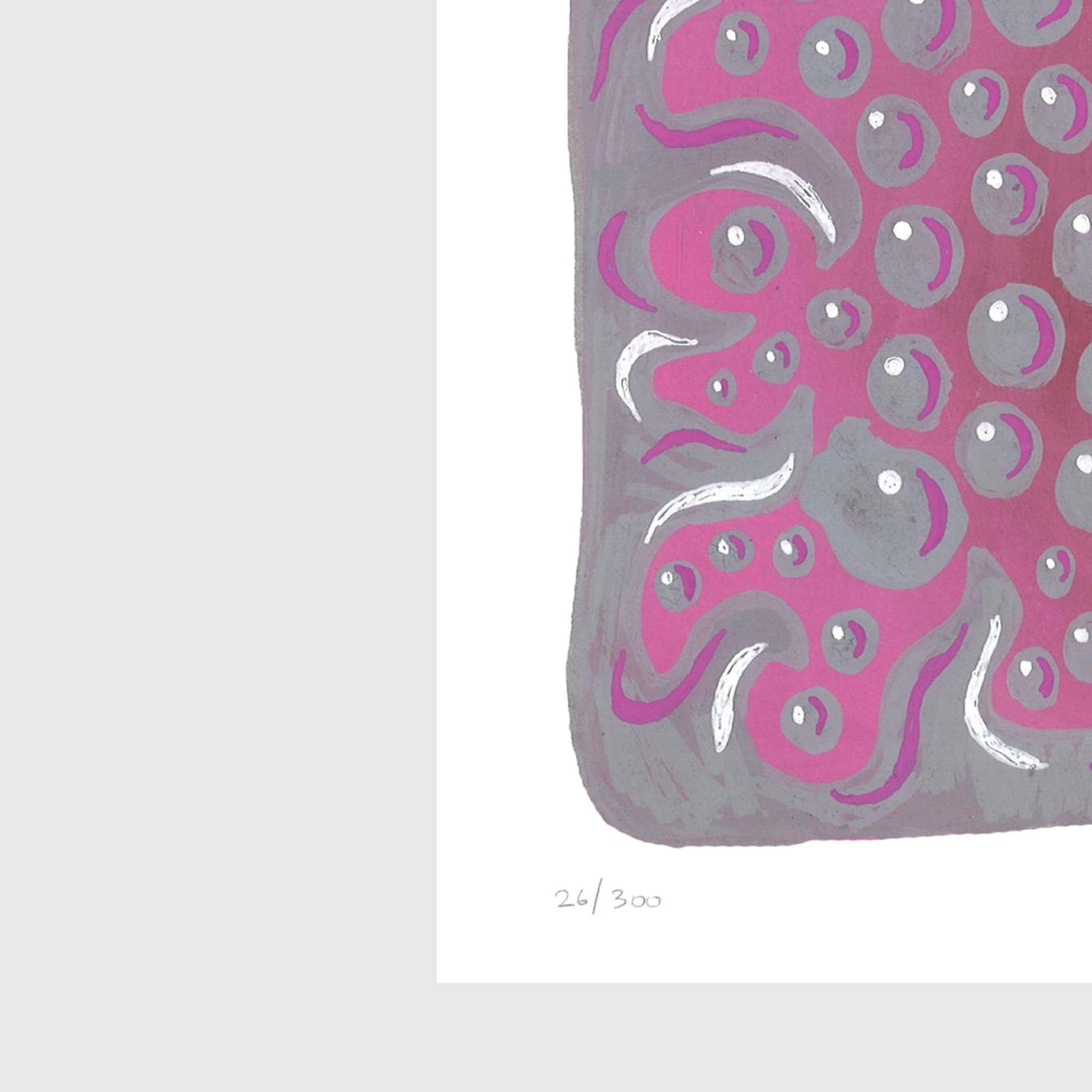 Grey Drops with Dots - 2