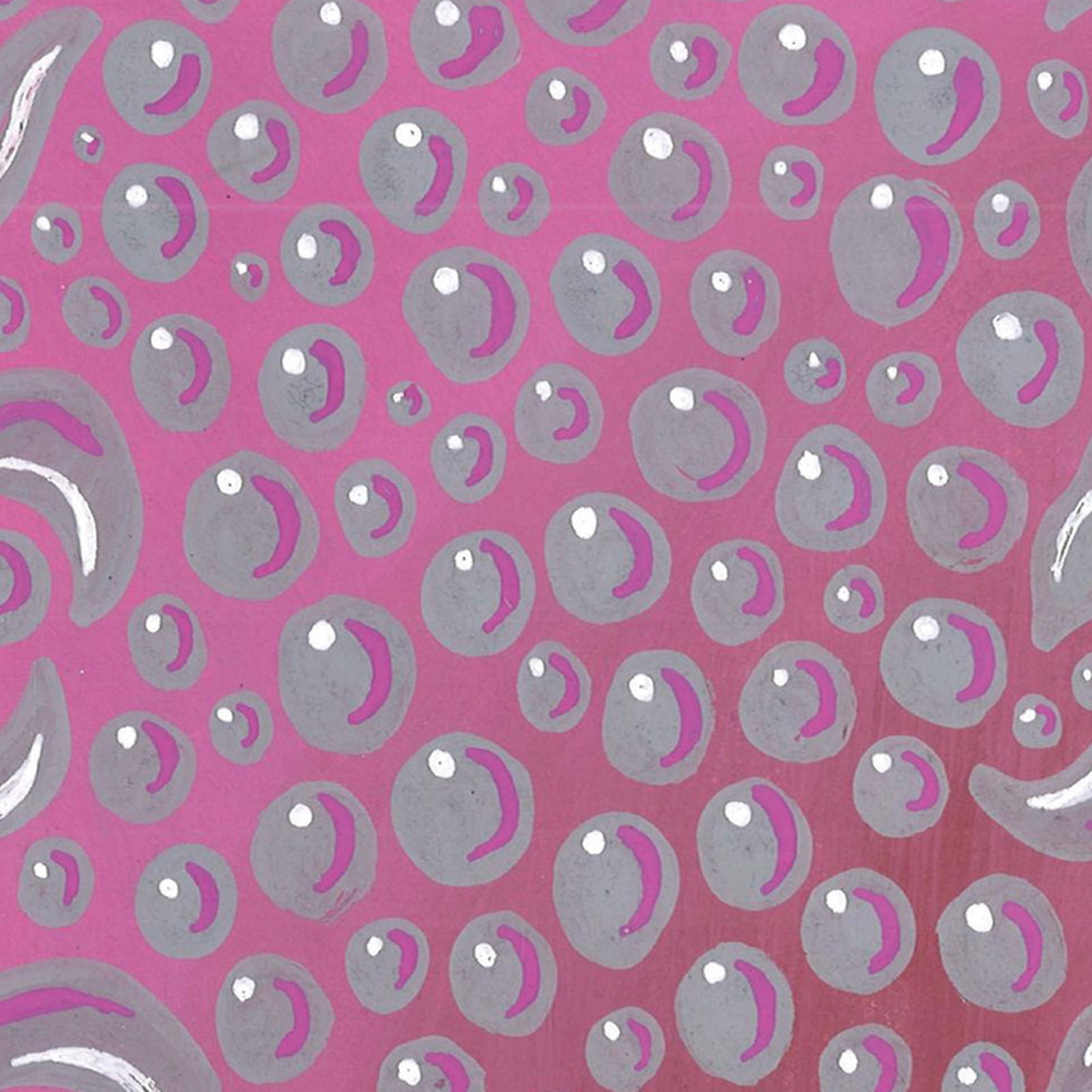 Grey Drops with Dots - 4