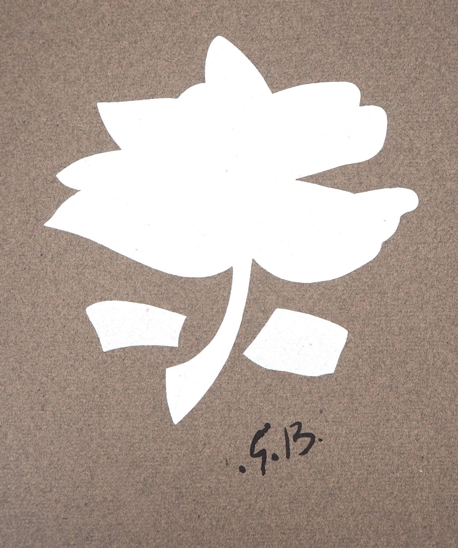 Georges Braque, Composition (Vallier 153), Le Tir a l'arc mis en lumiere par Georges Braque, Limited: Lithograph on velin pur Chiffon Moulin a papier Richard de Bas paper. Paper size: 9 x 6.5 inches. Excellent condition. Inscription: unsigned and unnumbered, as issued. Notes: from the folio, Le Tir a