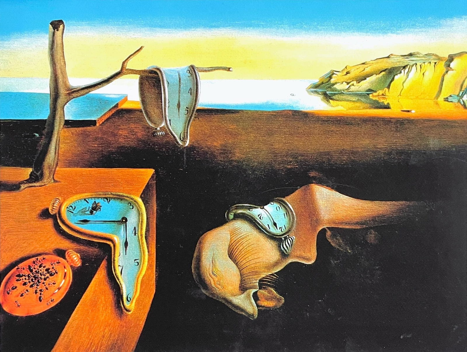 Salvador Dali, La persistance de la memoire, Signed, Limited Edition Archival Pigment Print (1 of 4)