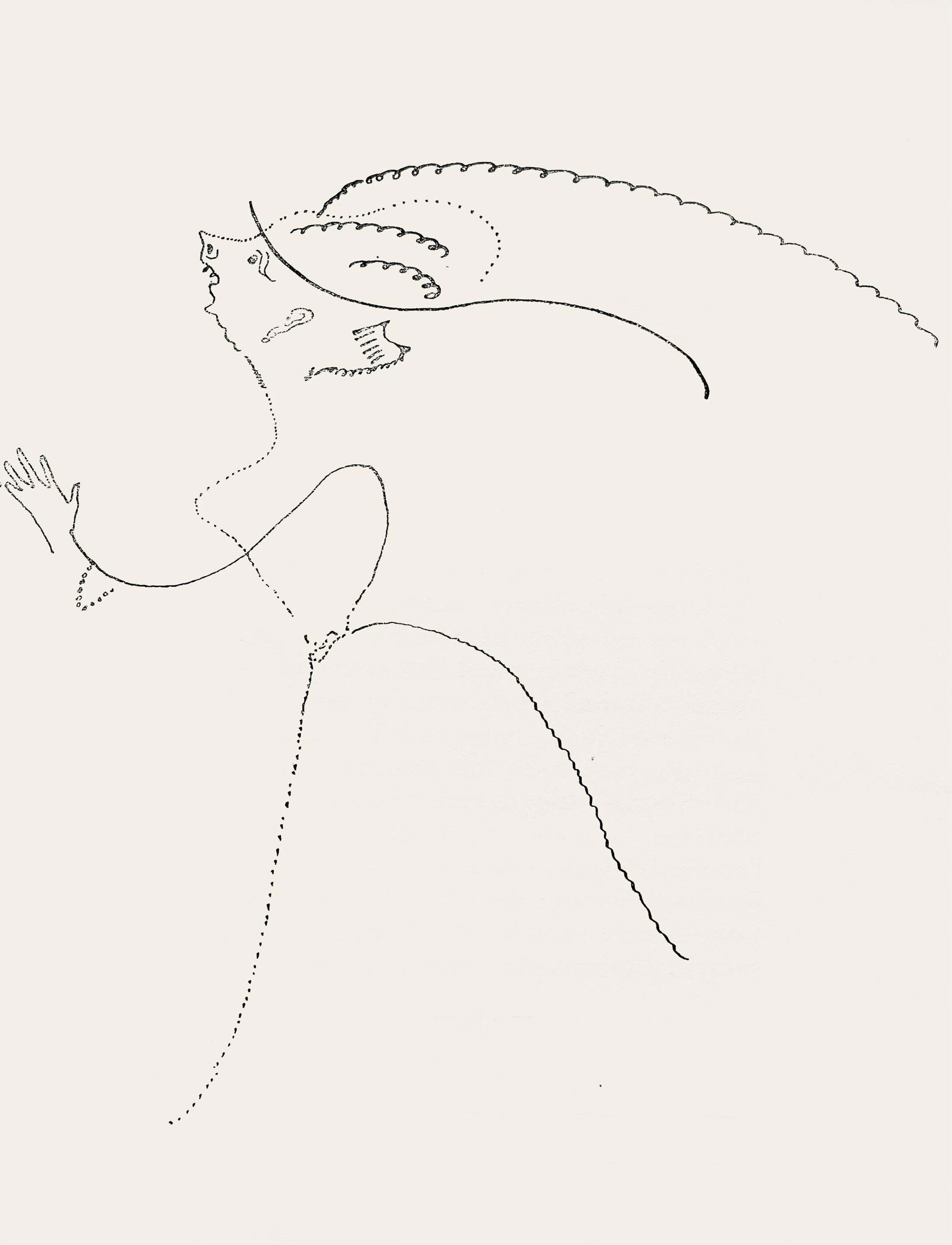 Marc Chagall, Composition, Suite Provinciale avec 92 dessins inedits de Marc Chagall, Limited: Lithograph on velin de Rives paper. Unsigned and unnumbered, as issued. Paper Size: 9.75 x 7.5 inches. Excellent condition, with text on verso, as issued. Notes: From the album, Suite Provinciale avec