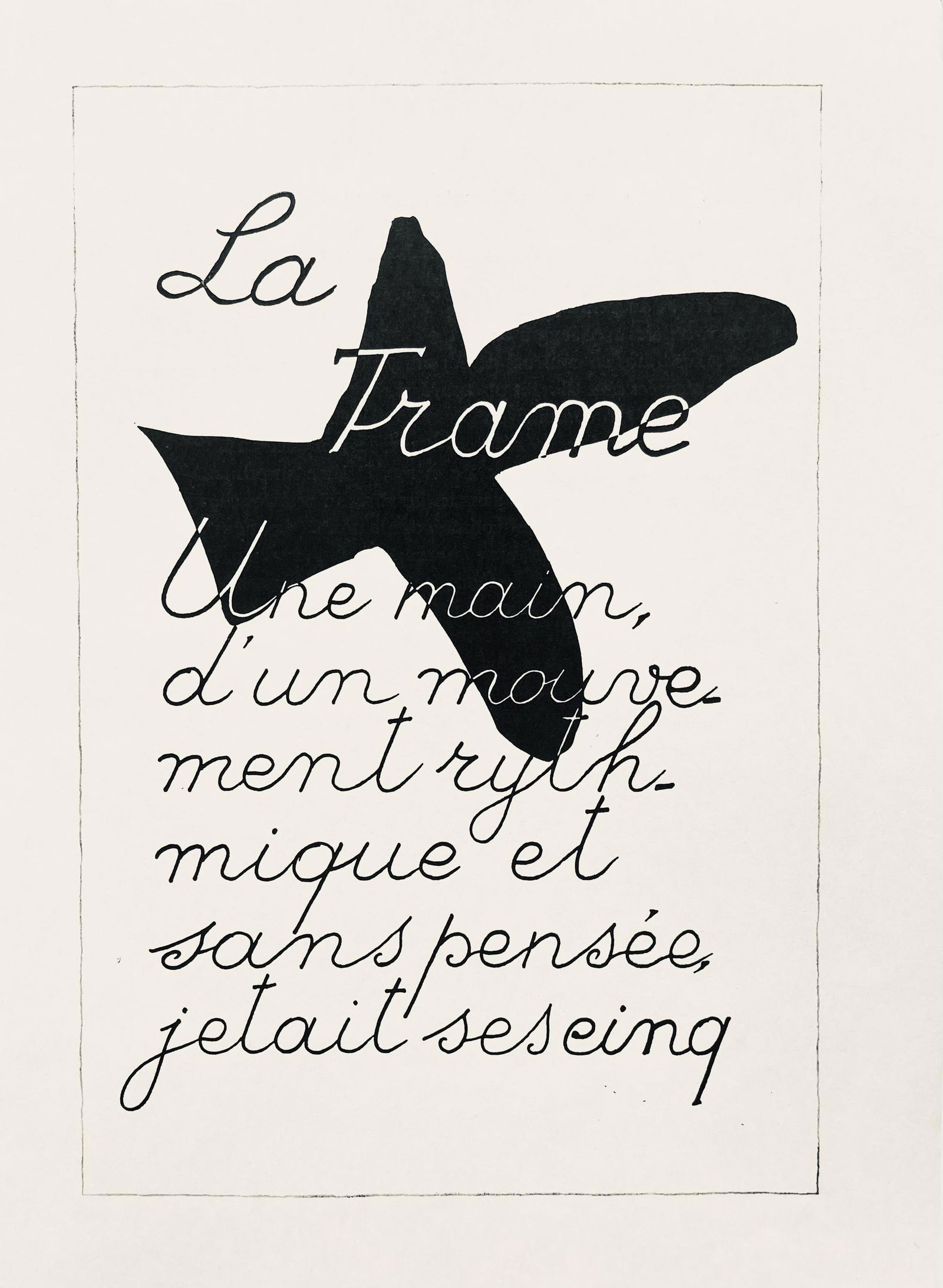 Georges Braque, Composition, Derriere le miroir, Limited Edition Lithograph: Lithograph on velin paper. Paper size: 15 x 11 inches. Excellent condition. Inscription: Unsigned and unnumbered, as issued. Notes: From Derriere le miroir, N deg 121-122, 1960. Published by Aime Maeg