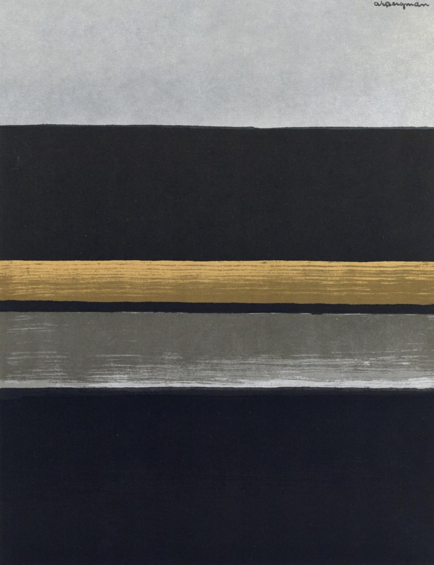 Anna-Eva Bergman, Composition, XXe siecle, Limited Edition Lithograph (1 of 4)