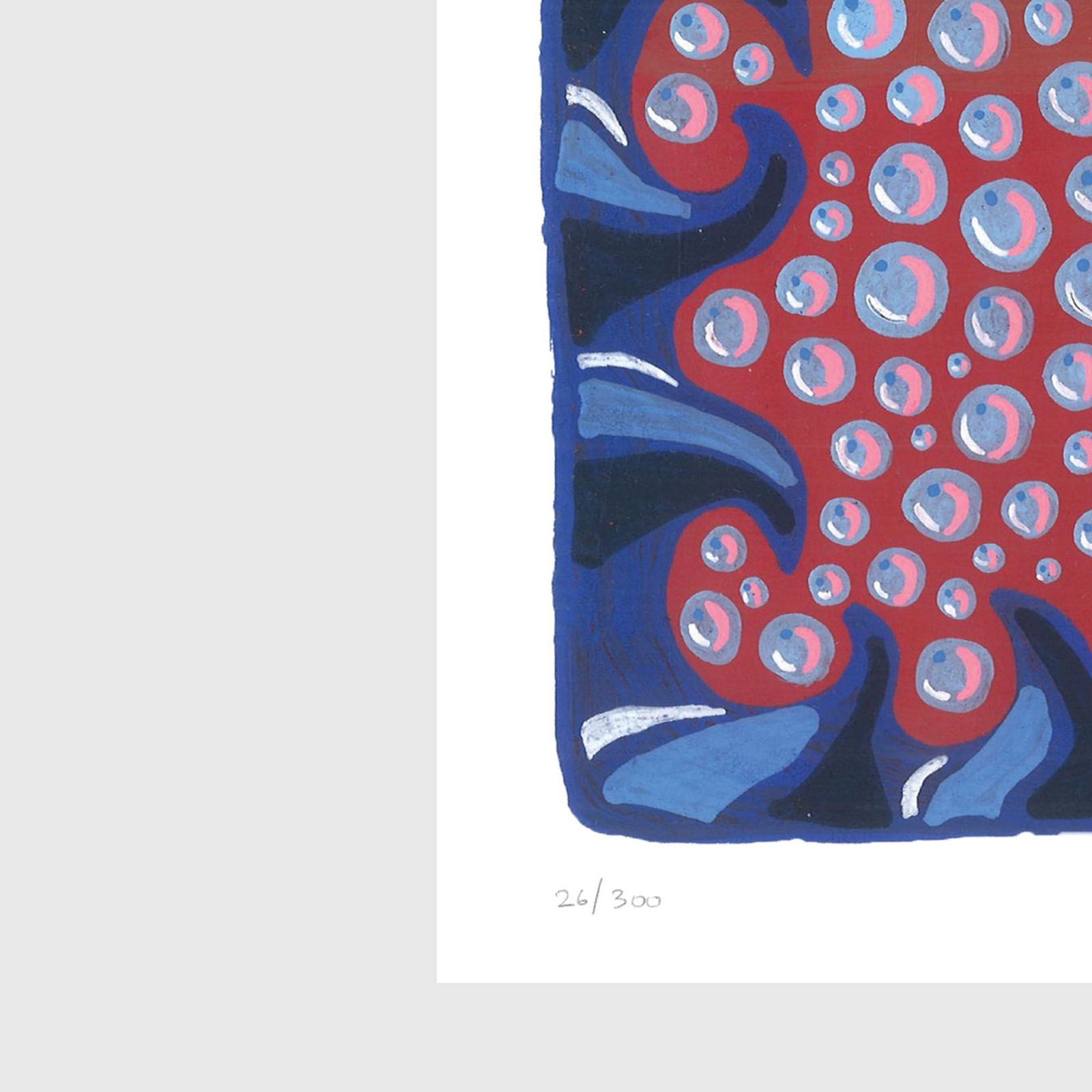 Blue Drops with Blue Dots - 2