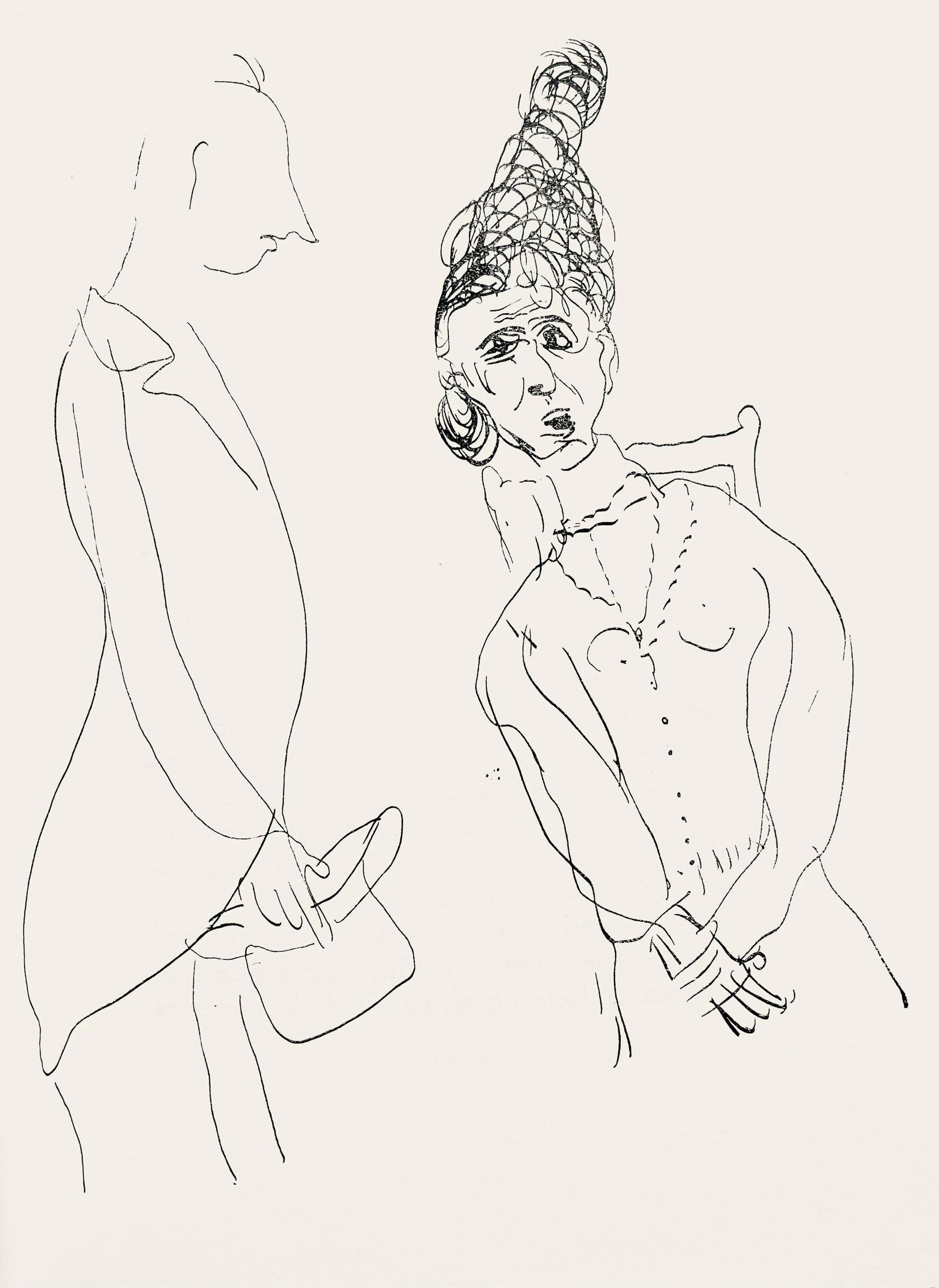 Marc Chagall, Composition, Suite Provinciale avec 92 dessins inedits de Marc Chagall, Limited: Lithograph on velin de Rives paper. Unsigned and unnumbered, as issued. Paper Size: 9.75 x 7.5 inches. Excellent condition, with text on verso, as issued. Notes: From the album, Suite Provinciale avec