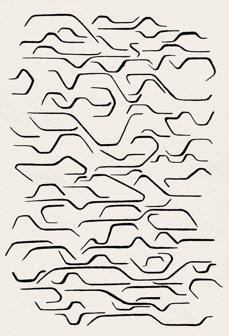 Pablo Palazuelo, Composition, Derriere le miroir, Limited Edition Lithograph (1 of 4)