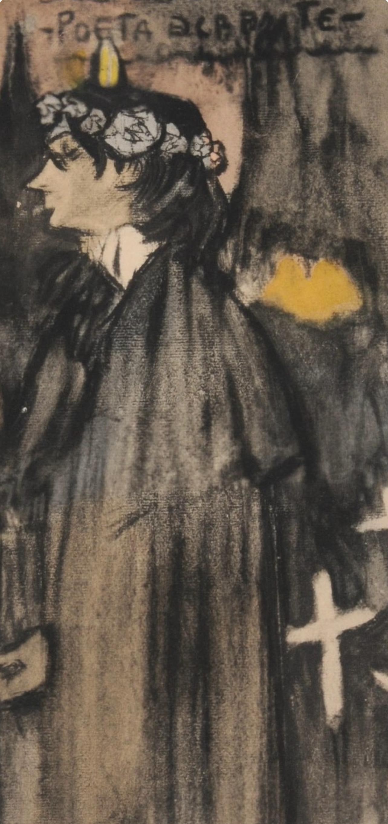 Pablo Picasso, Composition, Les Bleus de Barcelone, Limited Edition Lithograph - 4