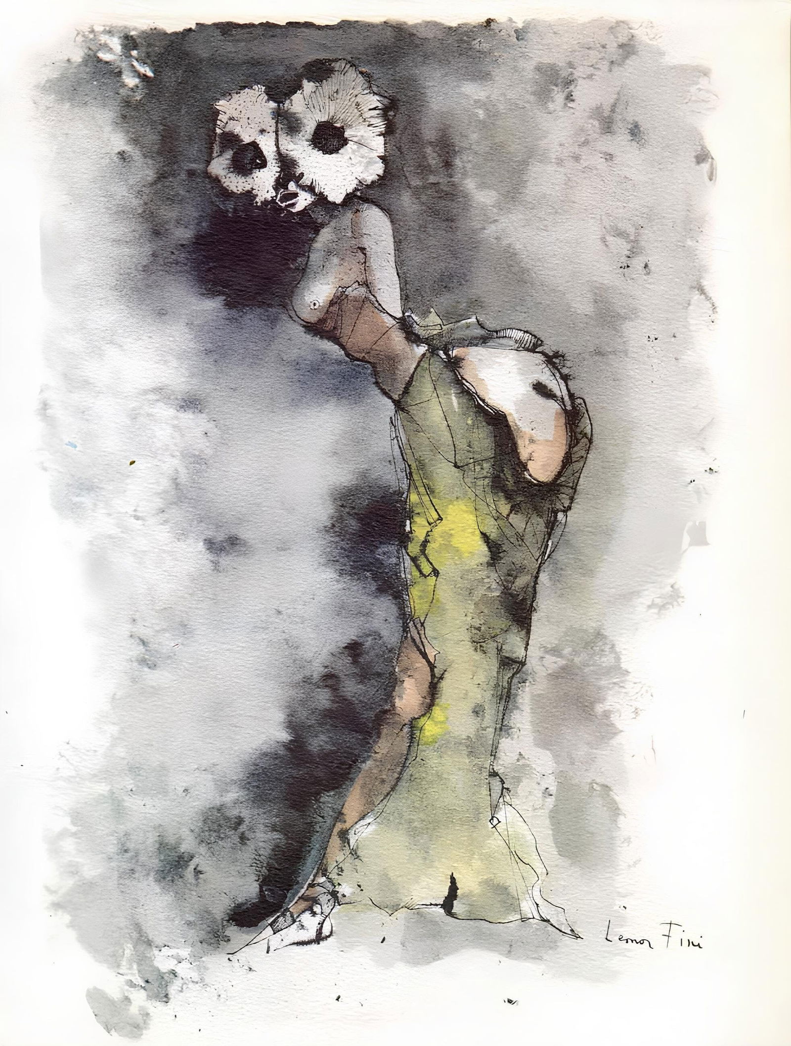 Leonor Fini, Composition, Histoire d'O, Limited Edition Lithograph (1 of 4)