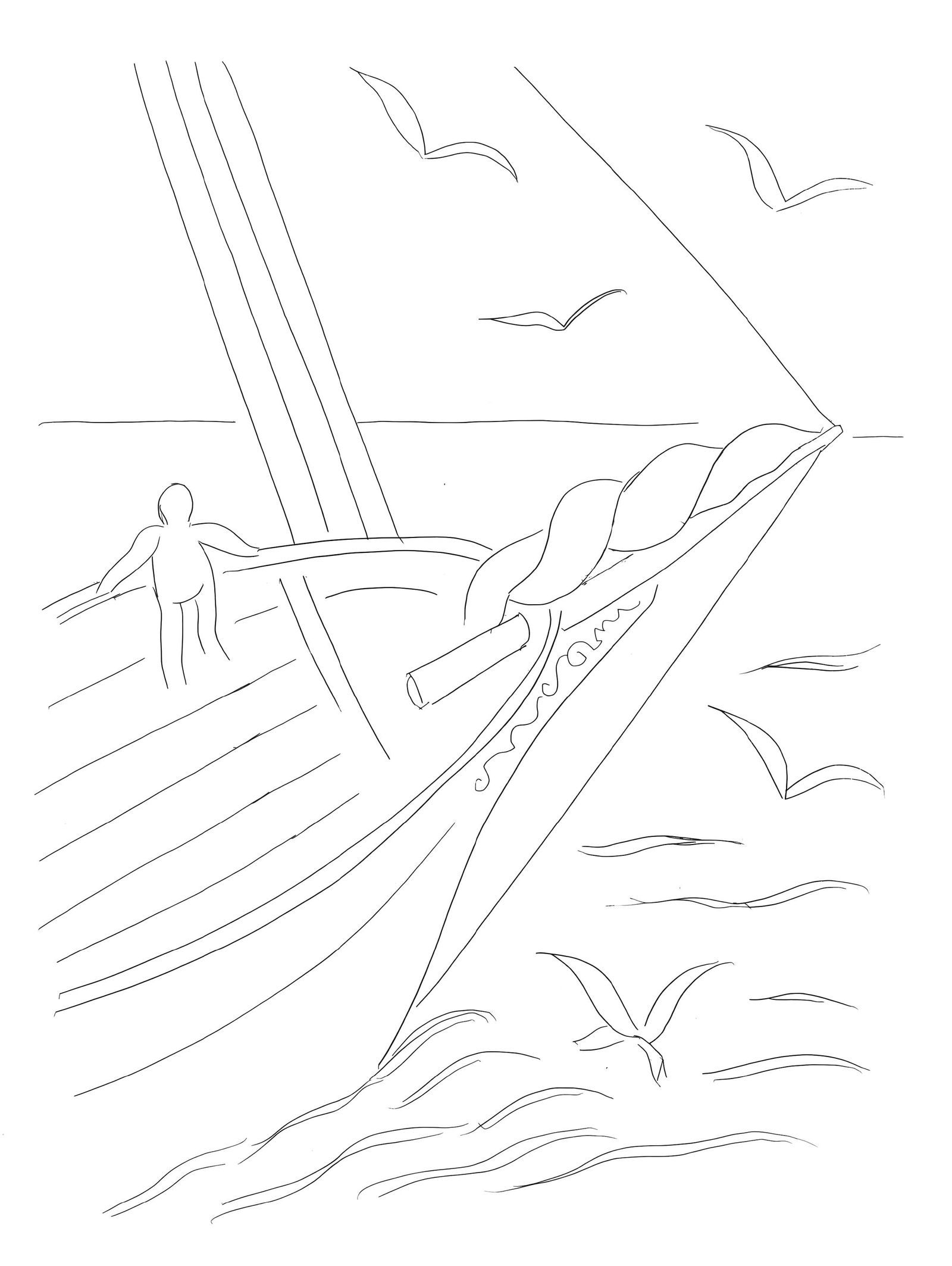 Henri Matisse, L'Azur, Poesies de Stephane Mallarme, Limited Edition Lithograph (1 of 4)