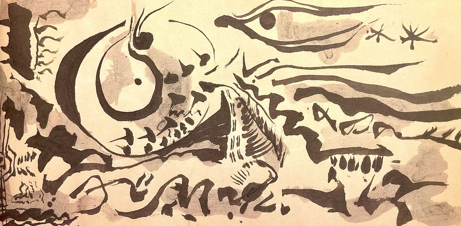 Jackson Pollock, Composition, Jackson Pollock, The Last Sketchbook, Limited Edition Lithograph (1 of 4)