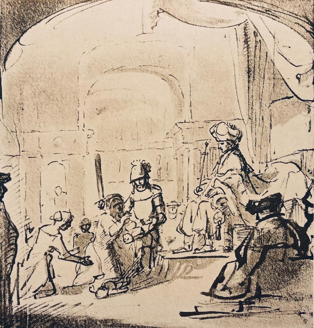 Rembrandt van Rijn, The Judgment of Solomon, Limited Edition Collotype (1 of 4)