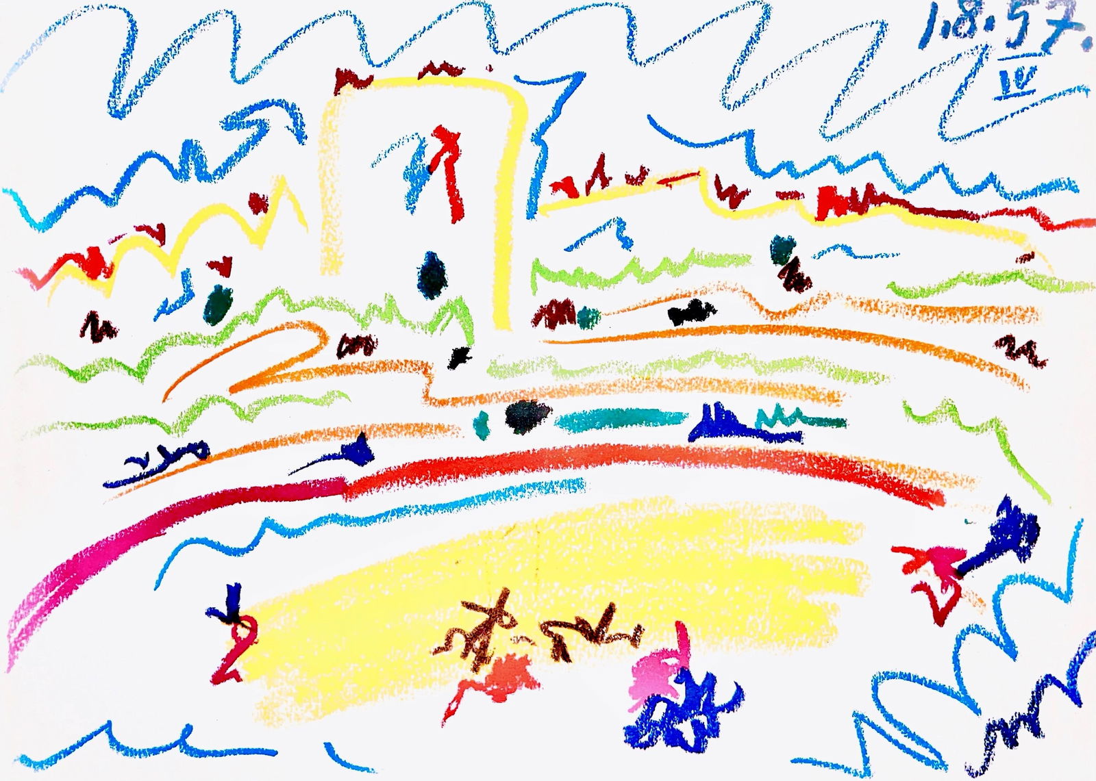 Pablo Picasso, Composition (Bloch 1276; Czwiklitzer 23), Toros y Toreros, Limited Edition Lithograph (1 of 4)