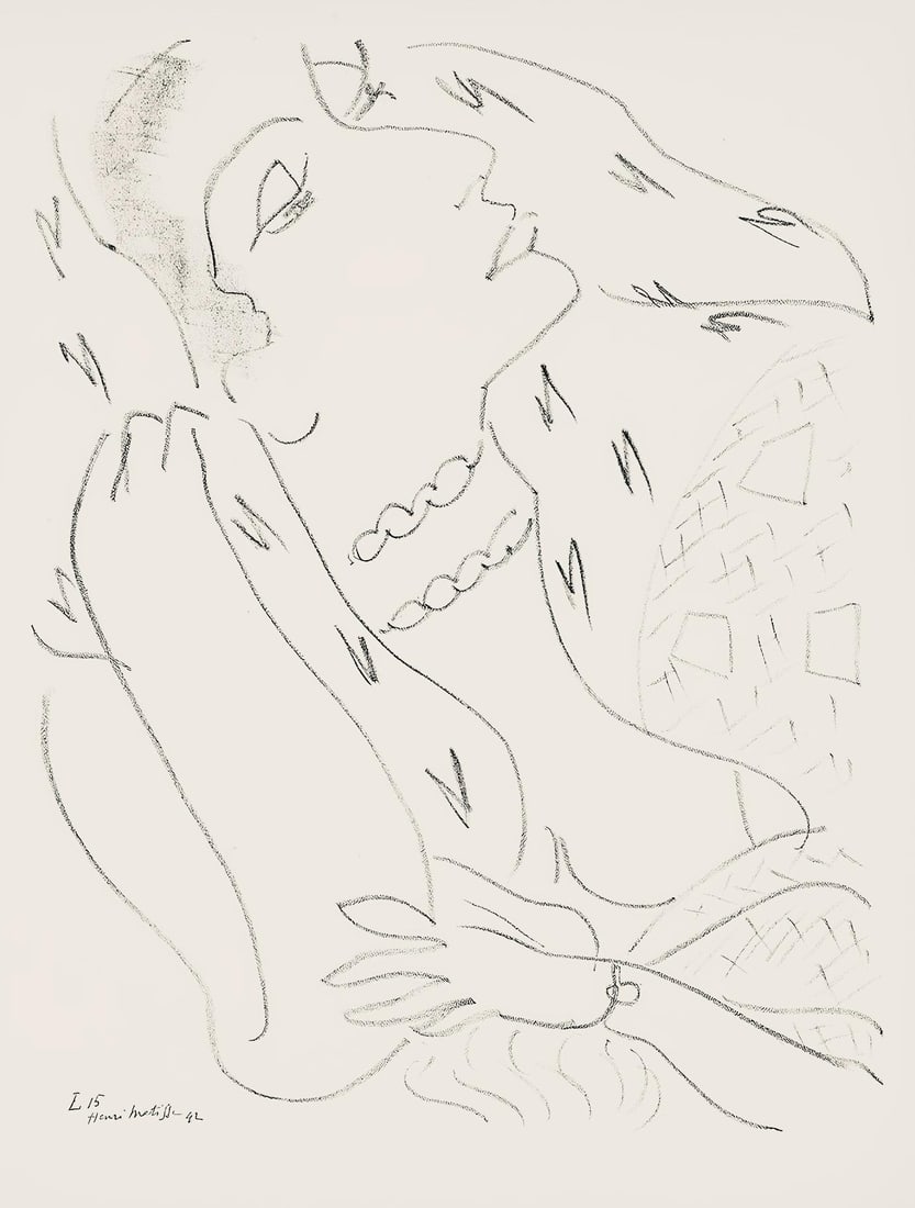 Henri Matisse, Serie L, var. 15 (Duthuit 9), Henri Matisse, Dessins, Themes et variations, Limited (1 of 4)