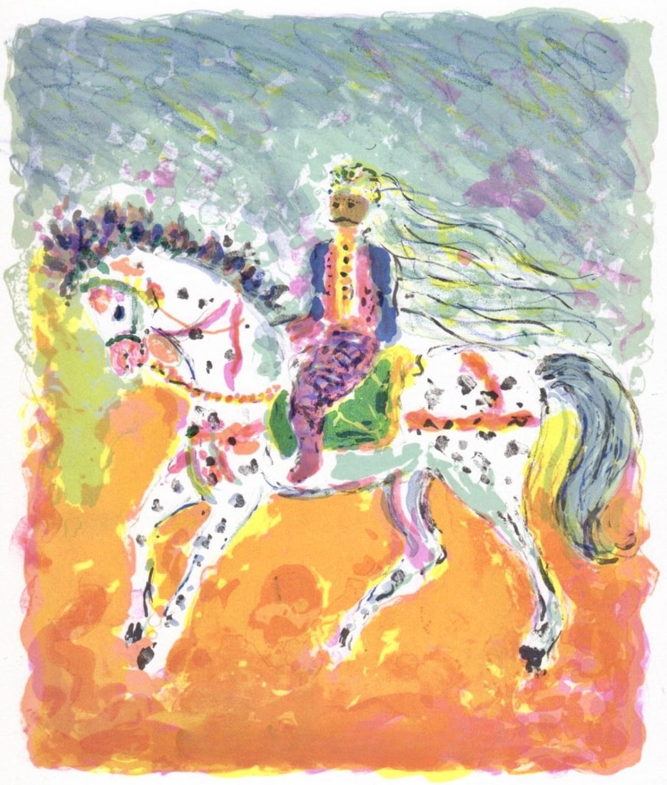 Constantin Terechkovitch, Cavalier tunisien, Souvenirs et Portraits d'Artistes, Limited Edition (1 of 4)