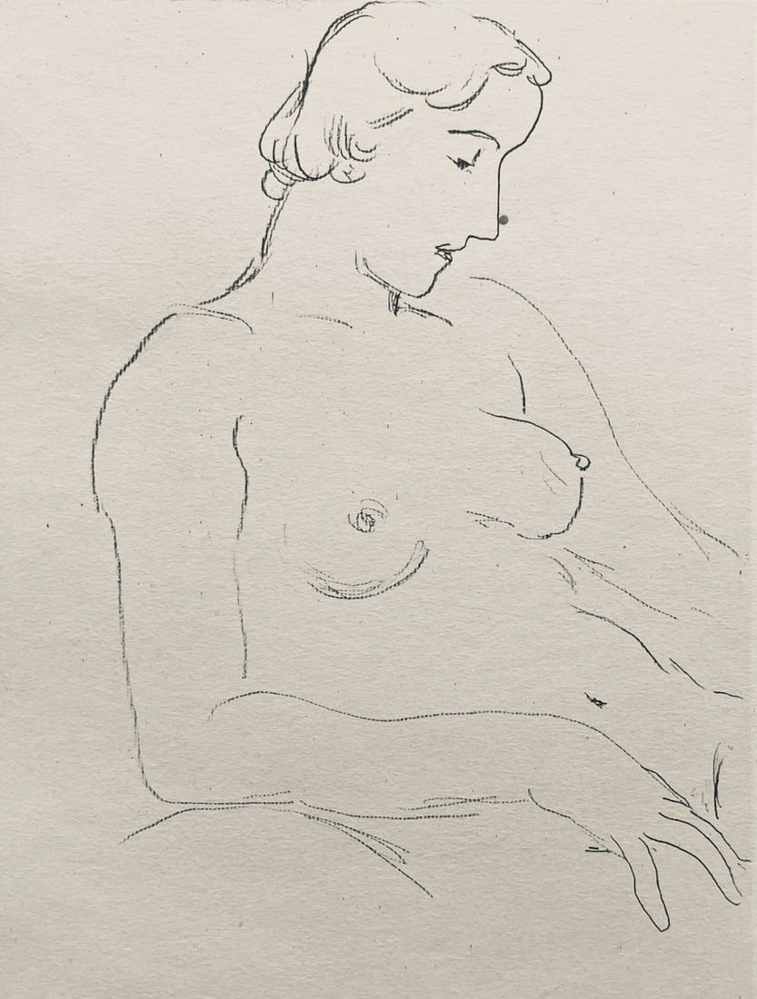 Henri Matisse, Composition (Dutel 3), Dessins de Henri-Matisse, Limited Edition Lithograph (1 of 4)