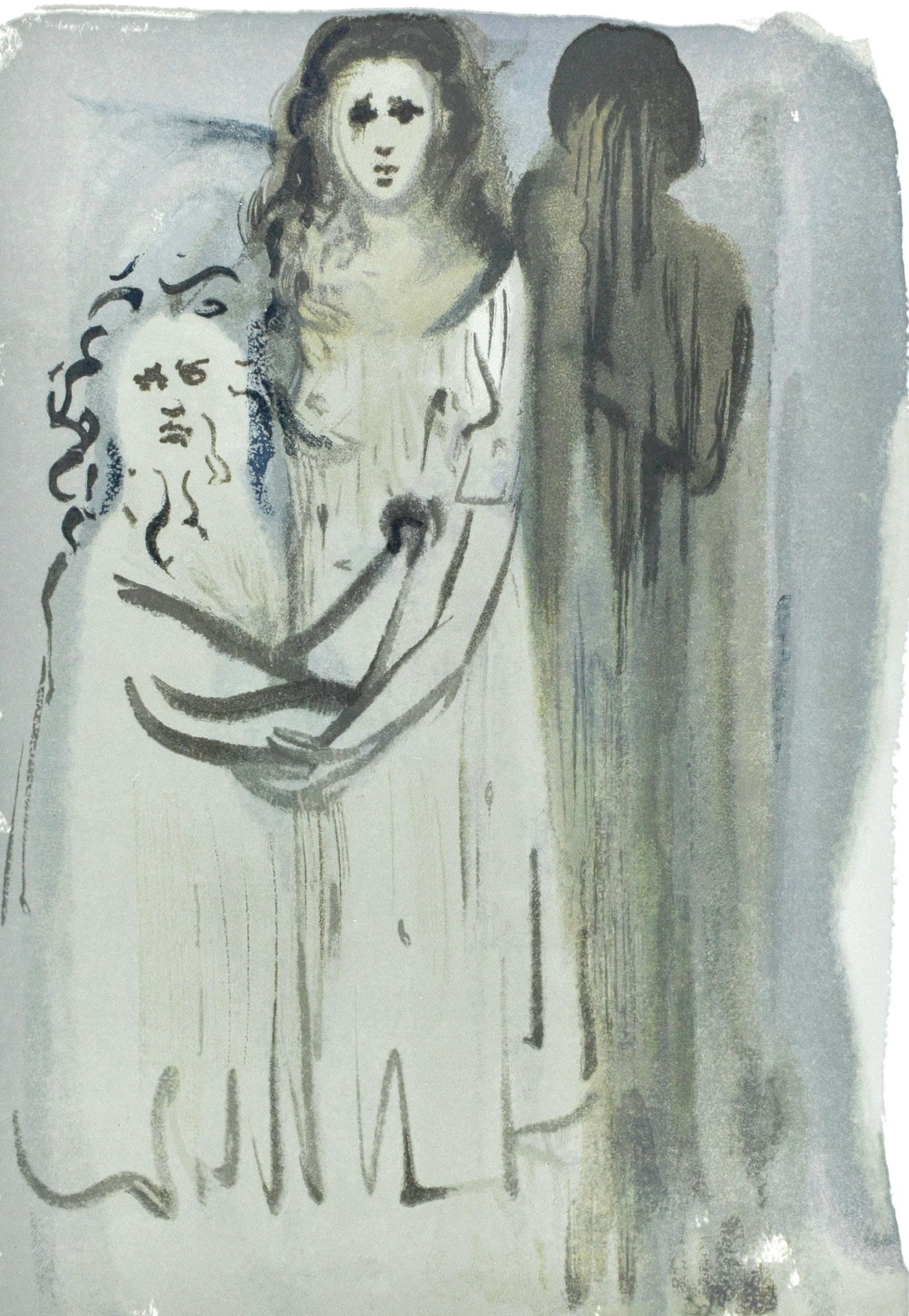 Salvador Dali, Purgatorio XVI (Michler/Lopsinger 1039-1138; Field 189-200), La Divina Commedia, (1 of 4)