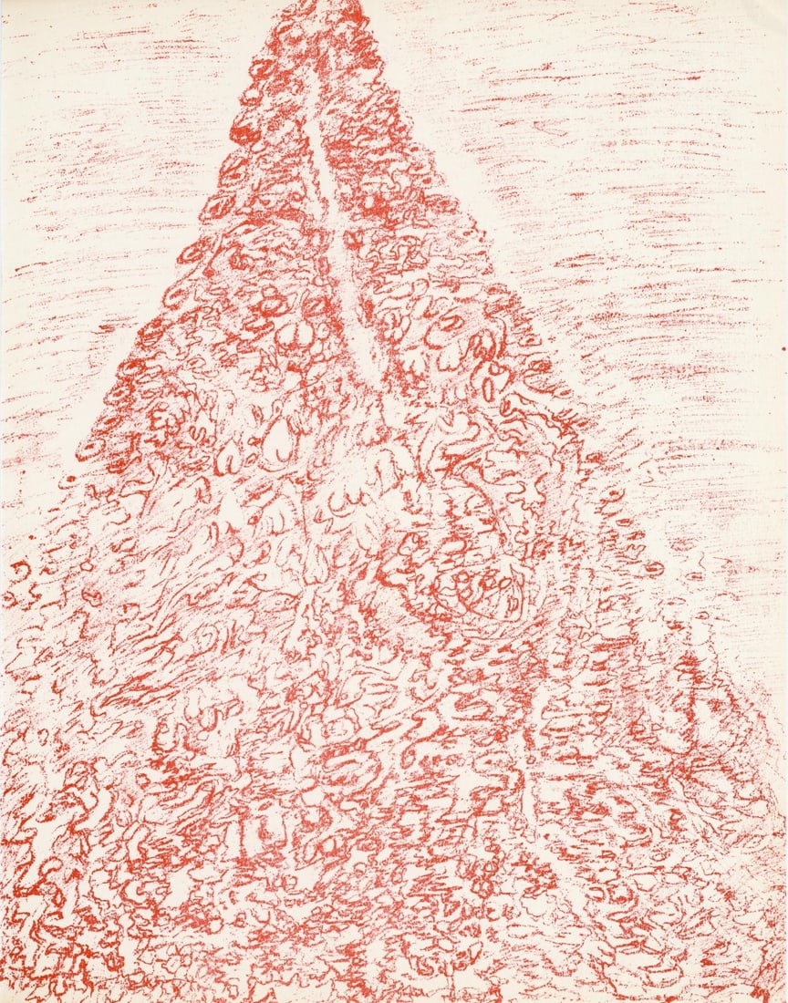 Henri Michaux, Composition, XXe siecle, Limited Edition Etching: Etching on velin paper. Paper Size: 12.5 x 9.75 inches. Excellent condition. Inscription: Unsigned and unnumbered, as issued. Notes: From the volume, XXe Siecle, n deg10, 1958. Published and printed