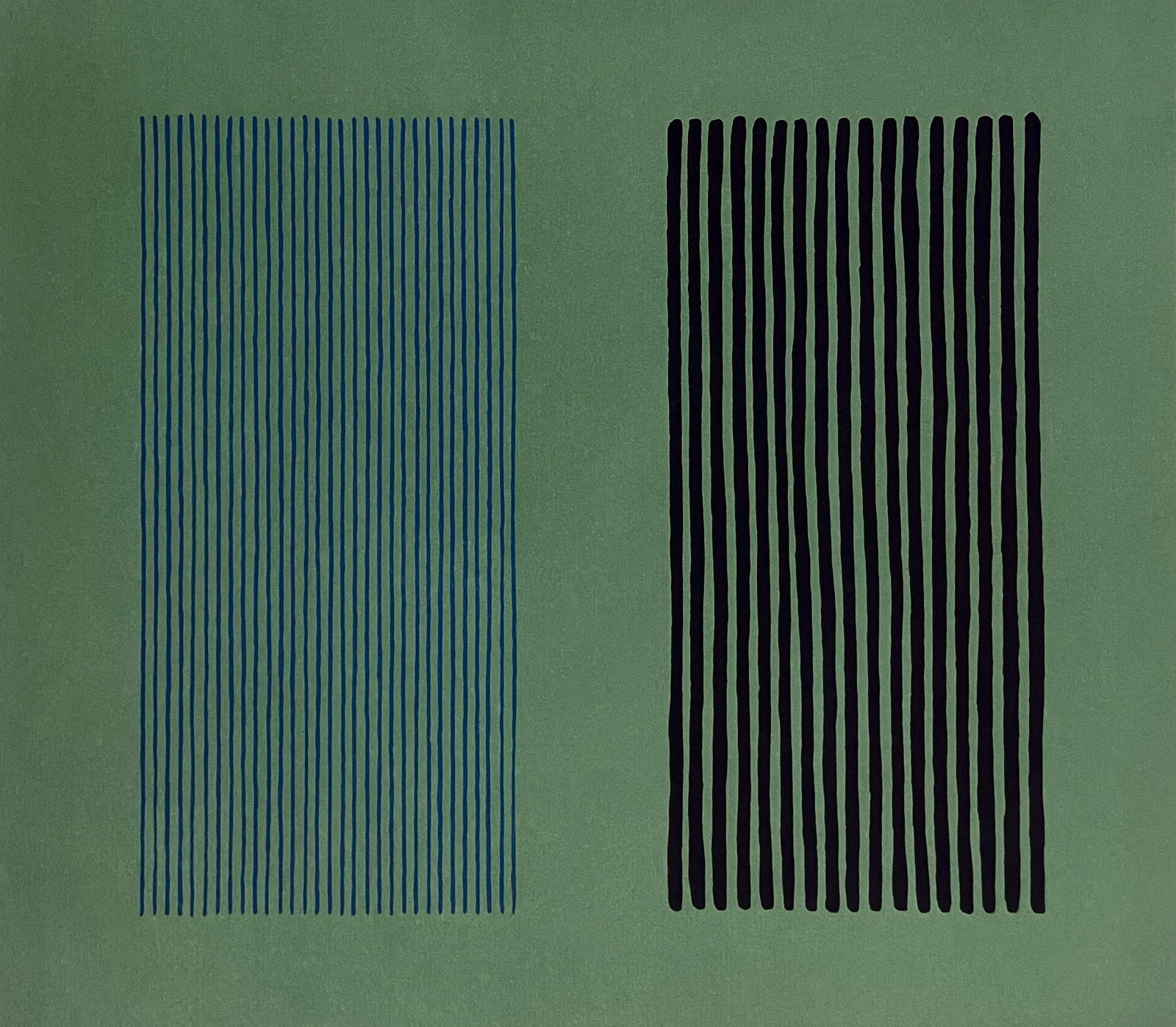 Gene Davis, Green Giant, Limited Edition Lithograph (1 of 4)