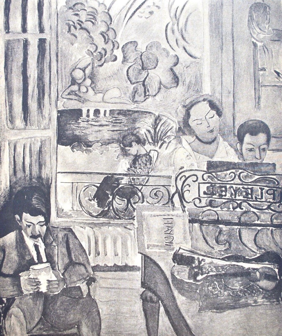 Henri Matisse, La Famille du Peintre, Portraits par Henri Matisse, Limited Edition Heliogravure: Heliogravure on velin paper, mounted on velin paper backing sheet, as issued. Paper Size: 12 x 9.25 inches; image size: 9.45 x 7.48 inches. Inscription: Unsigned and unnumbered, as issued. Condition: