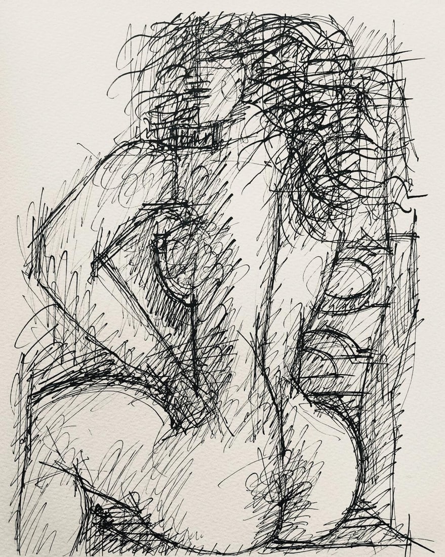 Marcel Gromaire, Composition, Gromaire, Limited Edition Lithograph (1 of 4)