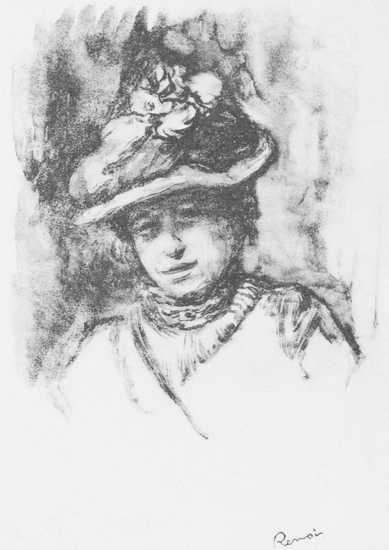 Pierre-Auguste Renoir, Portrait de Jeanne Baudot, Les Lithographies de Renoir, Limited Edition (1 of 4)