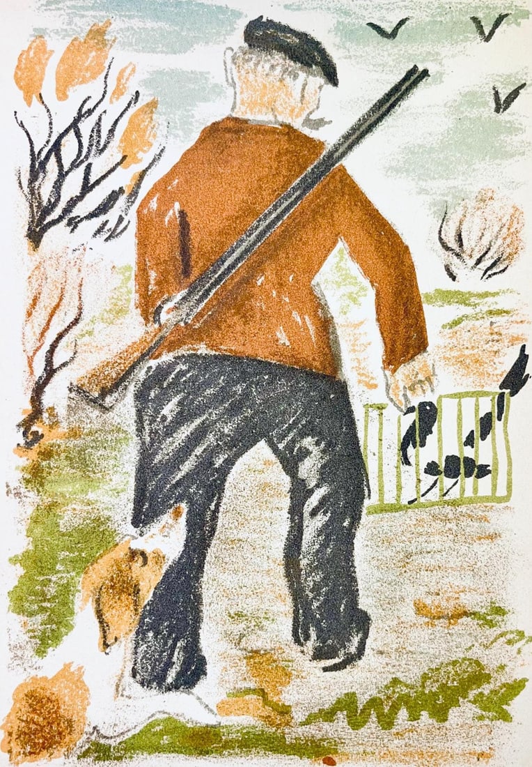 Maurice Mourlot, Composition, de Goupil a Margot, Histoires De Betes, Limited Edition Lithograph (1 of 4)