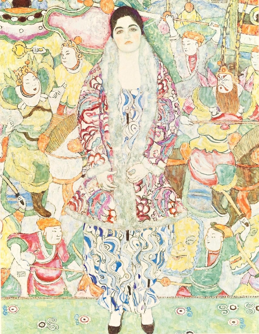 Gustav Klimt, Bildnis Friederike Maria Beer, from Eine Nachlese, Limited Edition Heliogravure and (1 of 4)