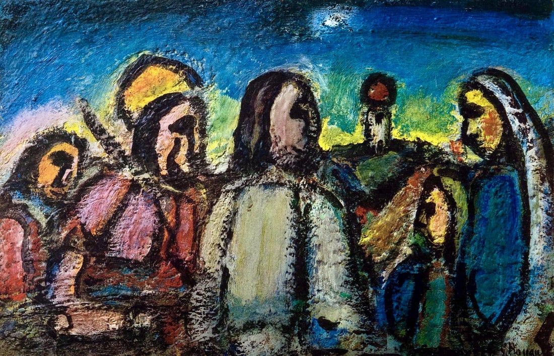Georges Rouault, Christ et disciples, Stella Vespertina, Limited Edition Heliogravure (1 of 4)