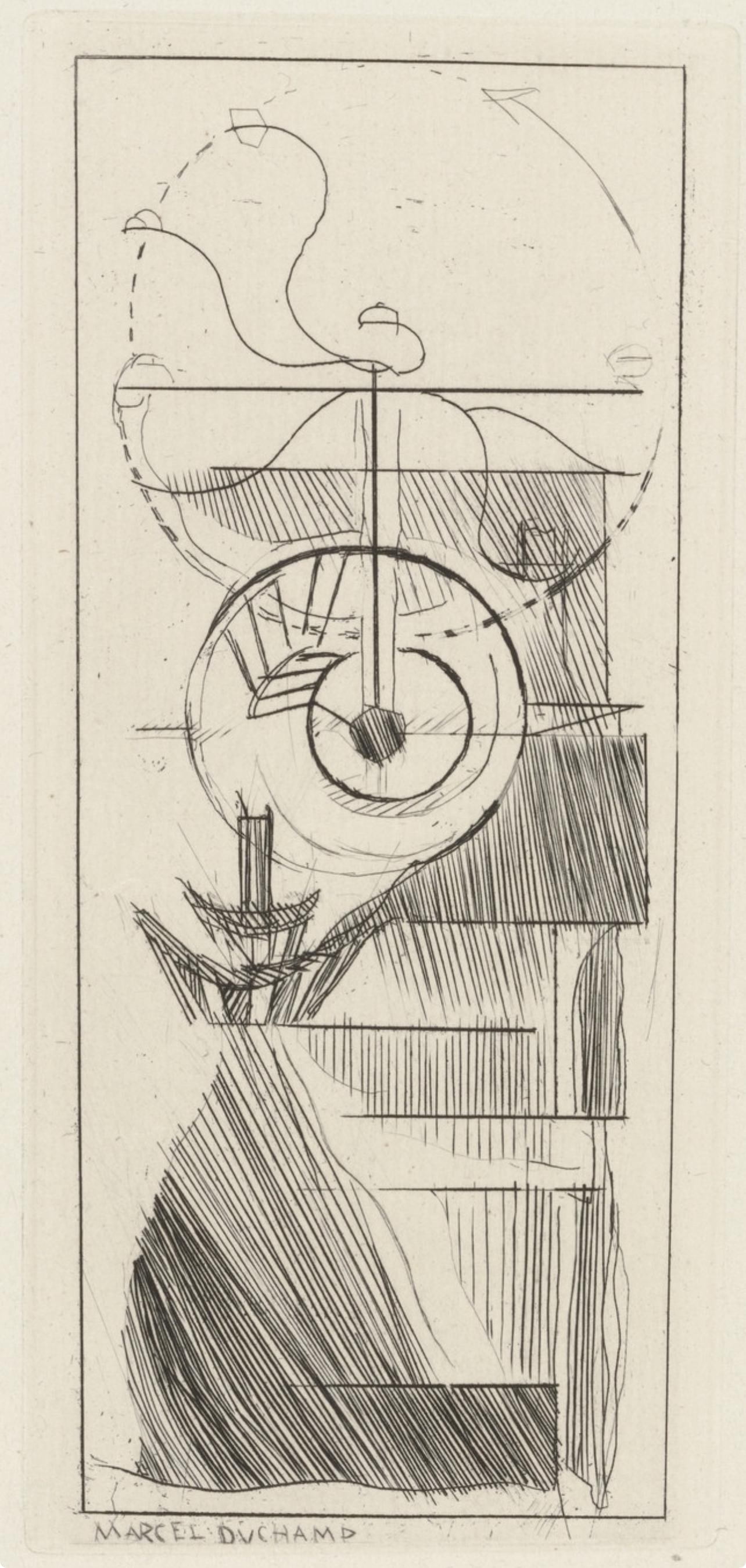Marcel Duchamp, Composition, Du cubisme, Limited Edition Etching (1 of 4)