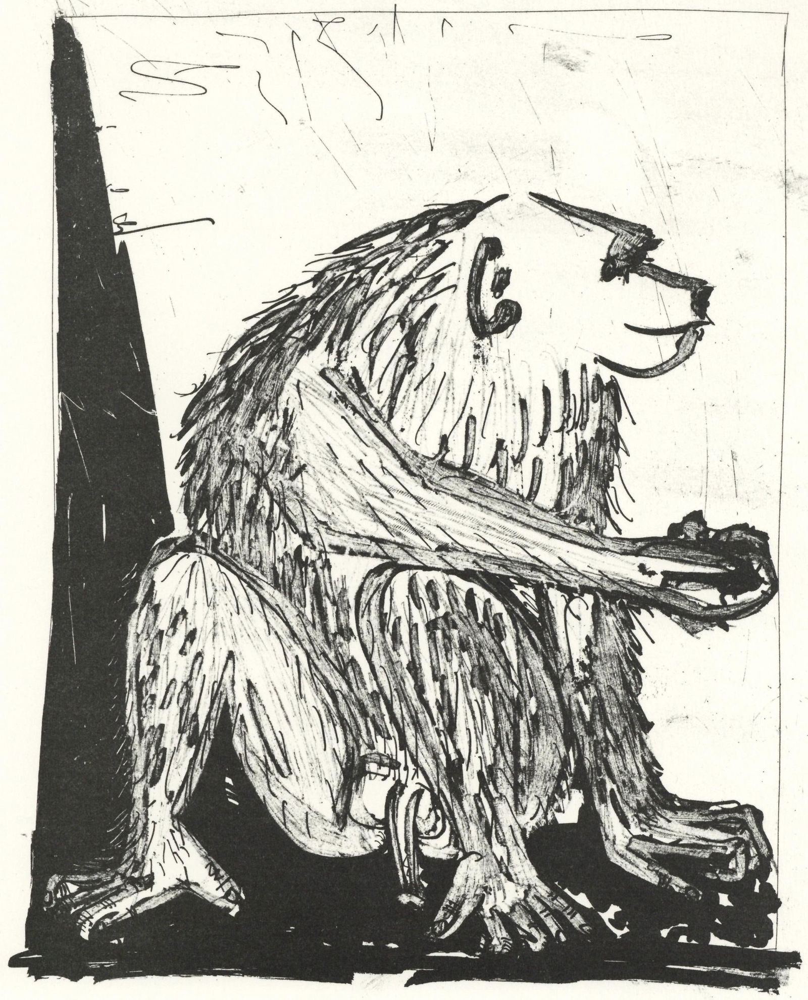 Pablo Picasso, Le Singe (The Monkey) (Orozco p.82), Histoire naturelle, Limited Edition Lithograph (1 of 4)