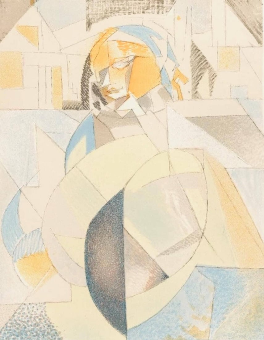 Jacques Villon, Composition, Regards sur Paris, Limited Edition Lithograph (1 of 4)