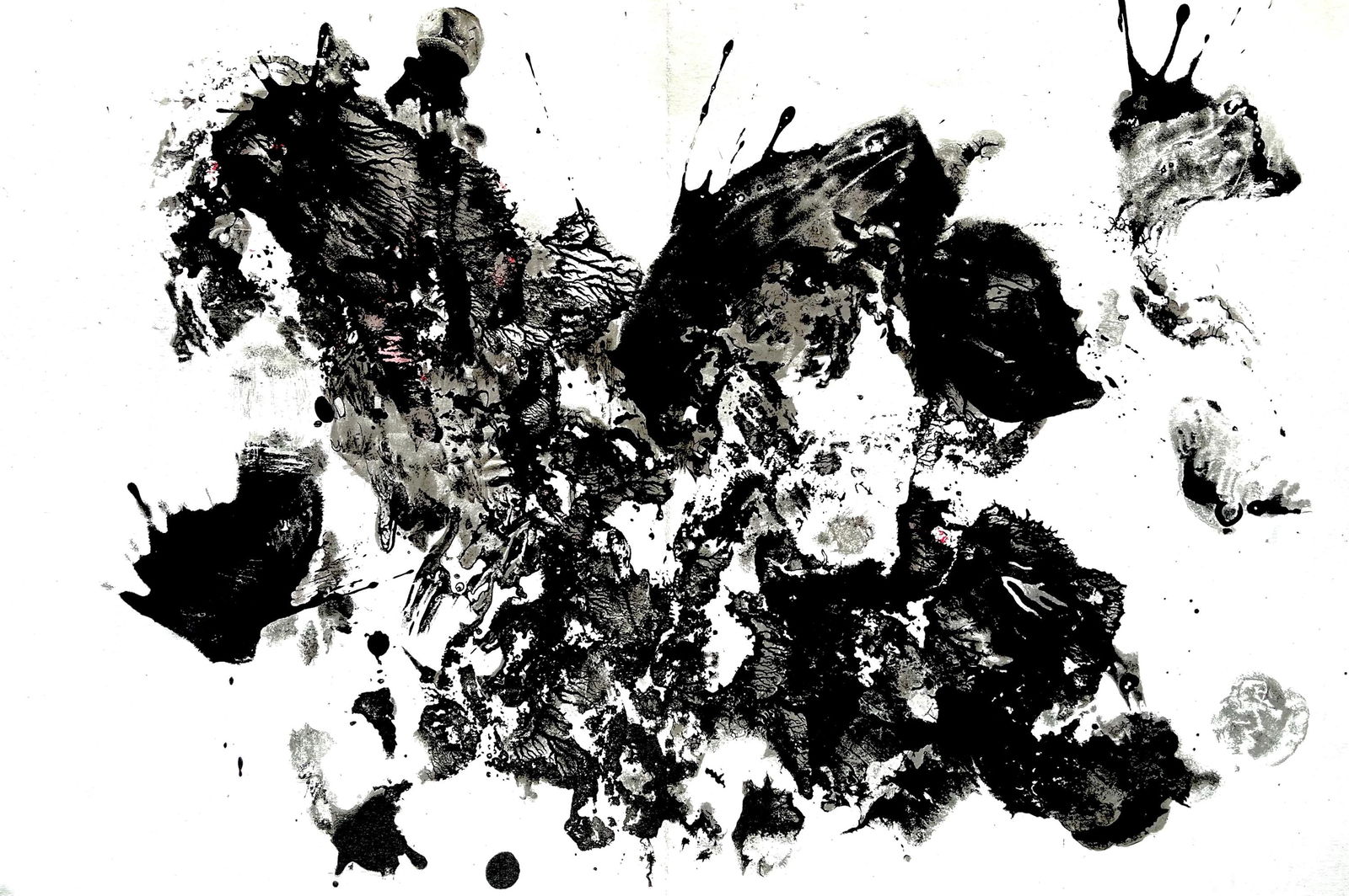 Francois Fiedler, Composition, Derriere le miroir, Limited Edition Lithograph (1 of 4)