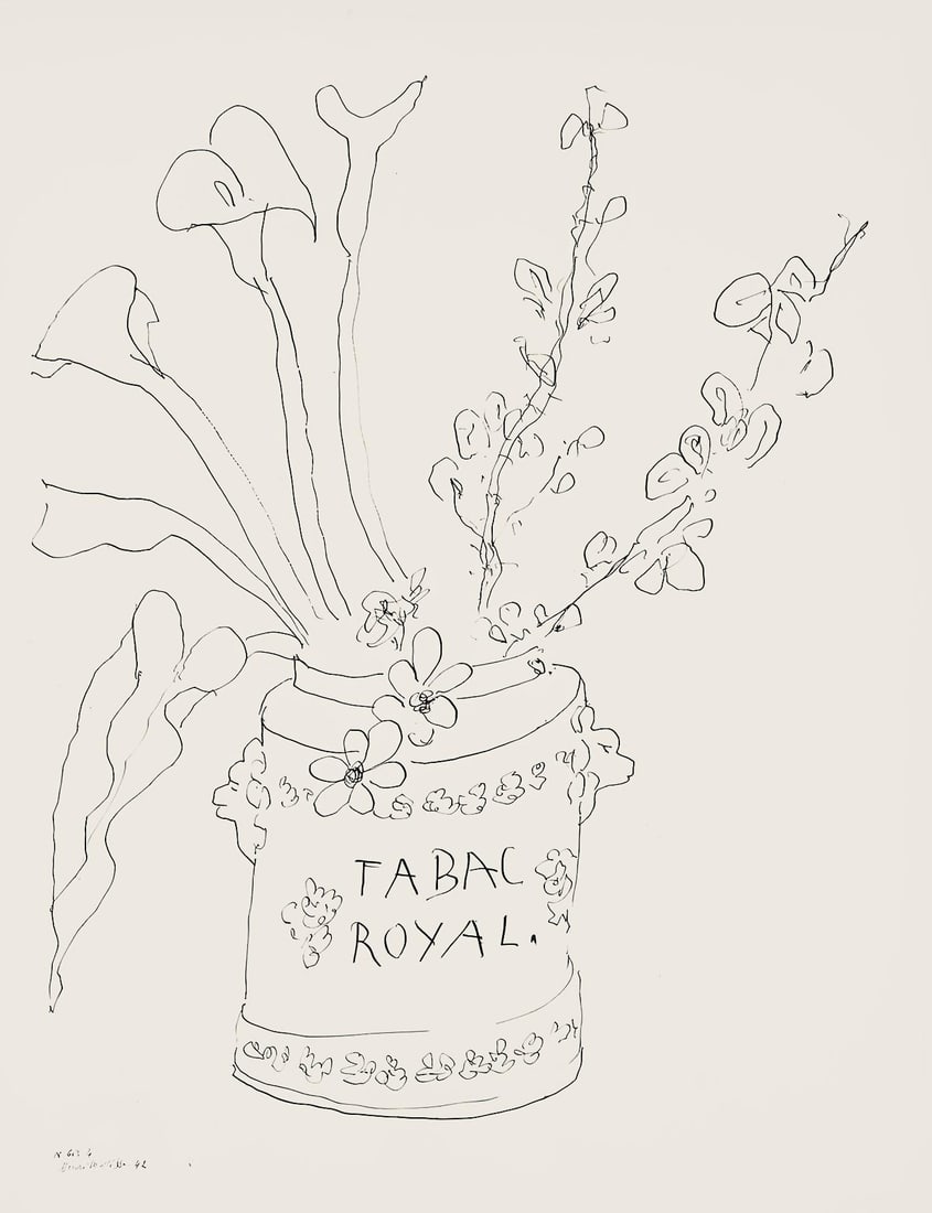 Henri Matisse, Serie N Gc'S, var. 4 (Duthuit 9), Henri Matisse, Dessins, Themes et variations,: Lithograph on velin pur fil paper. Paper Size: 12.875 x 9.625 inches. Excellent condition. Inscription: Signed in the plate and unnumbered, as issued. Notes: From the folio, Henri Matisse, Dessins,