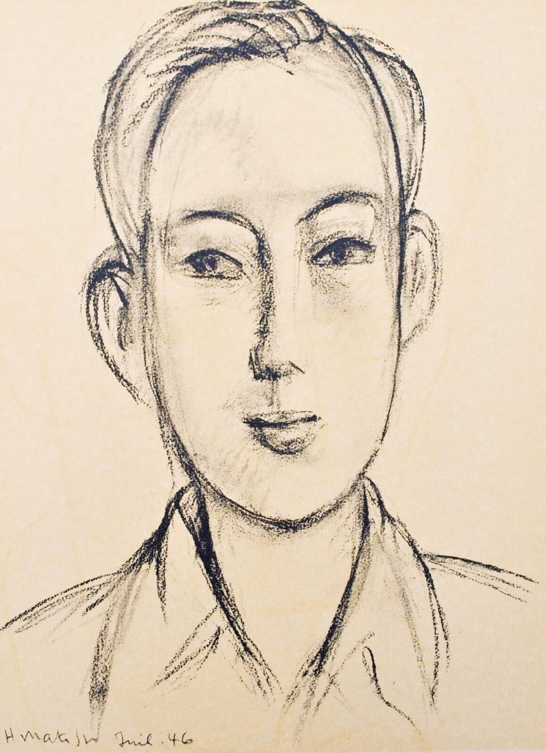 Henri Matisse, Paul Matisse, Portraits par Henri Matisse, Limited Edition Heliogravure (1 of 4)