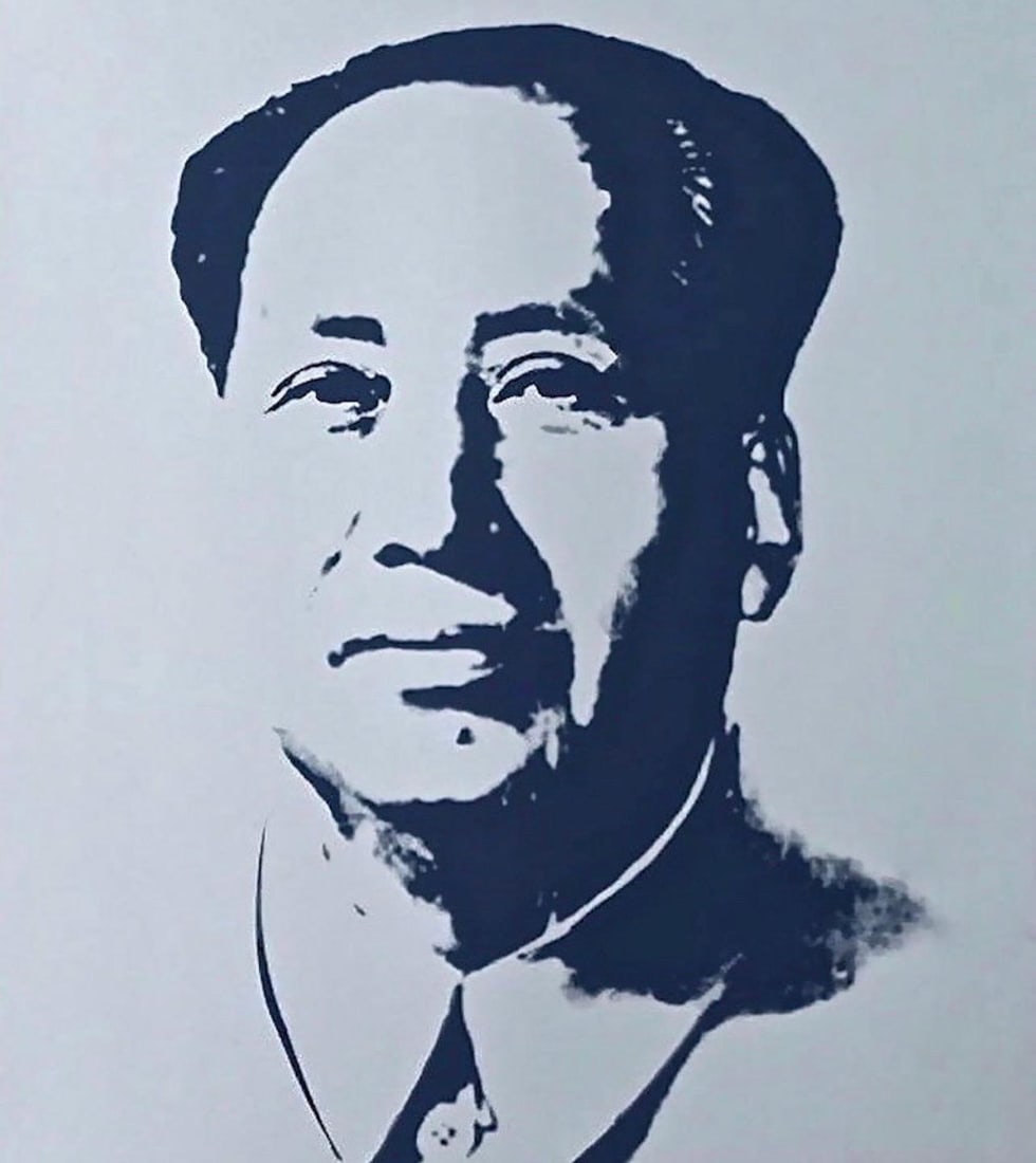Andy Warhol, Mao Zedong, Silver, Official Edition, Sunday B. Morning, Silkscreen (1 of 4)