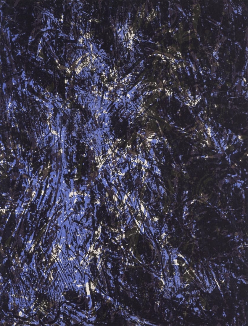 Francois Fiedler, Composition, XXe siecle, Limited Edition Lithograph: Lithograph on velin paper. Paper Size: 12.5 x 9.75 inches. Excellent condition. Inscription: Unsigned and unnumbered, as issued. Notes: From the volume, XXe Siecle, n deg14, 1960. Published and printe