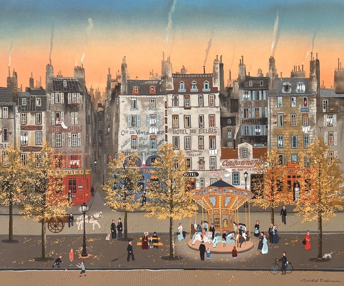 Michel Delacroix, Le Mange, Limited Edition Lithograph (1 of 4)