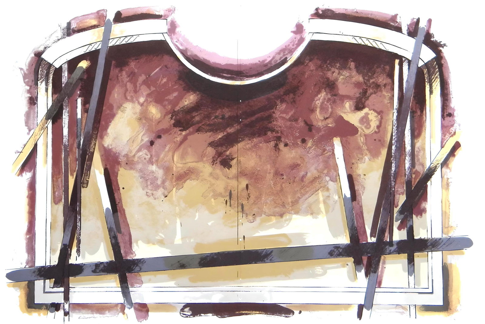 Gerard Titus-Carmel, Composition, Hommage a Aime et Marguerite Maeght, Derriere le miroir, Limited (1 of 4)