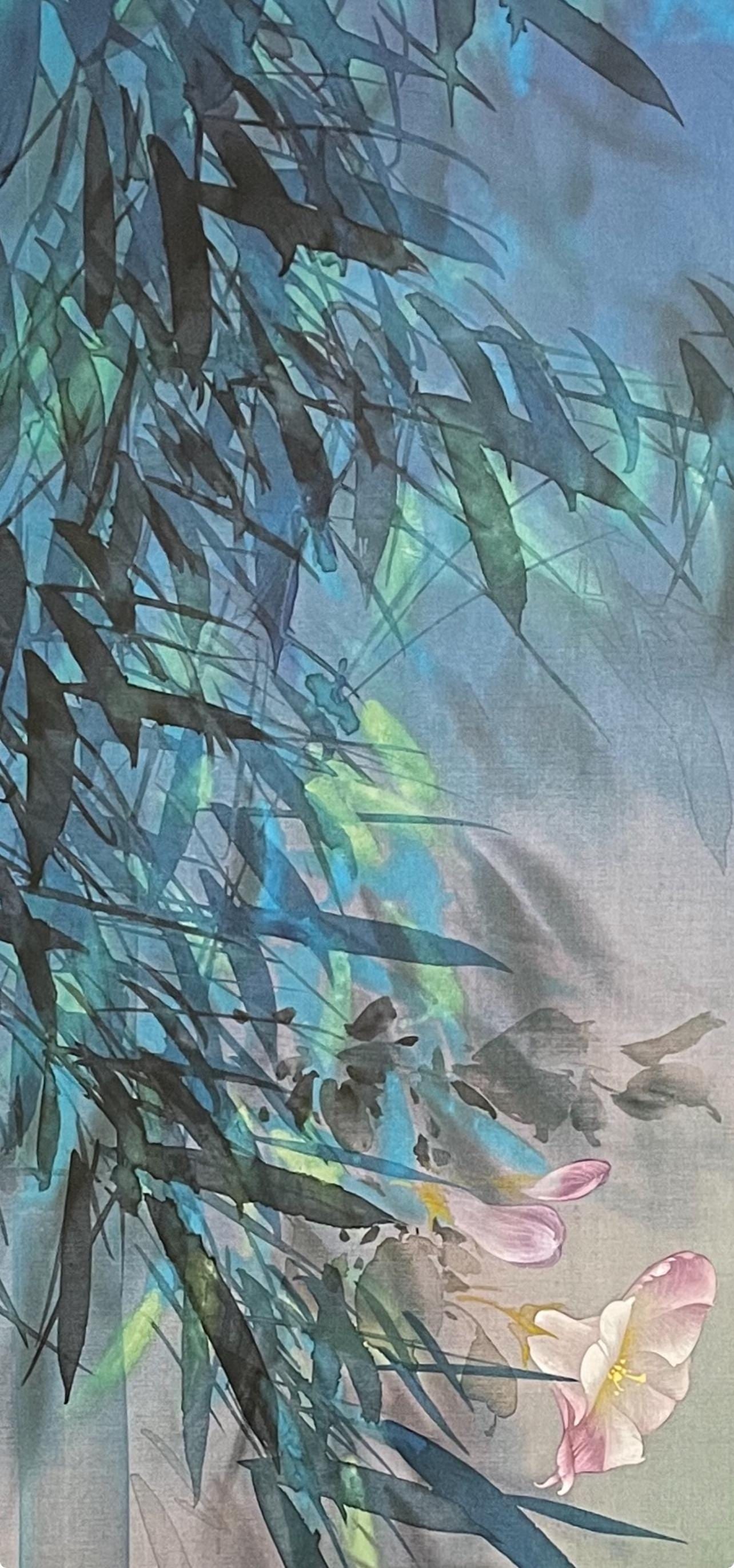 David Lee, Evening Flight, Original Edition Offset Lithograph - 4